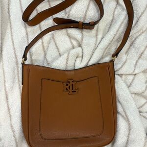 Ralph Lauren Pebbled Leather Cameryn Crossbody